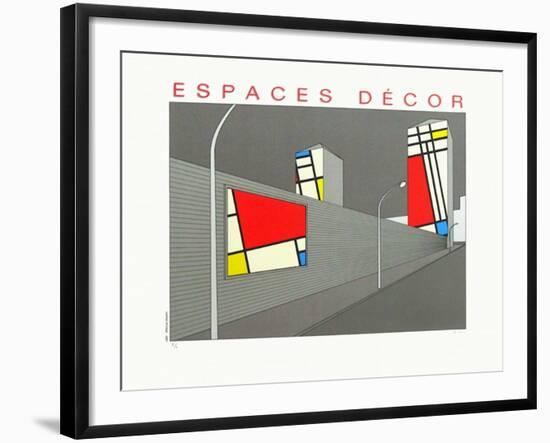 Espaces Décor-Alberto Bali-Framed Serigraph