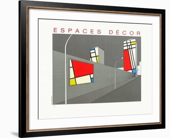 Espaces Décor-Alberto Bali-Framed Serigraph