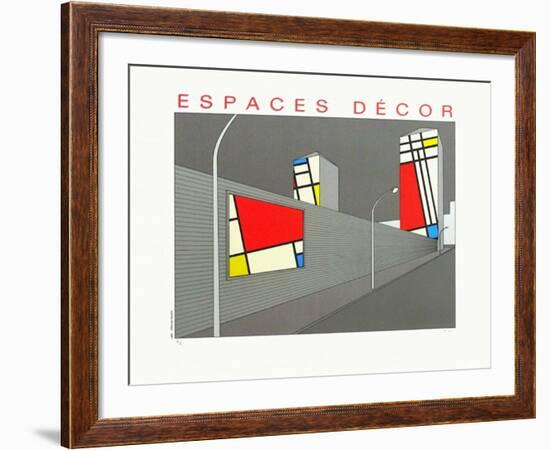 Espaces Décor-Alberto Bali-Framed Serigraph