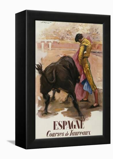 Espagne - Courses De Toureaux-null-Framed Premier Image Canvas