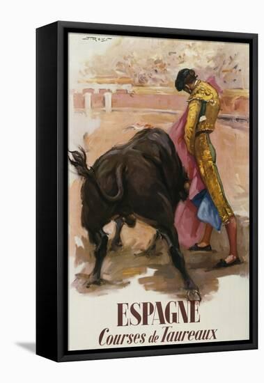 Espagne - Courses De Toureaux-null-Framed Premier Image Canvas