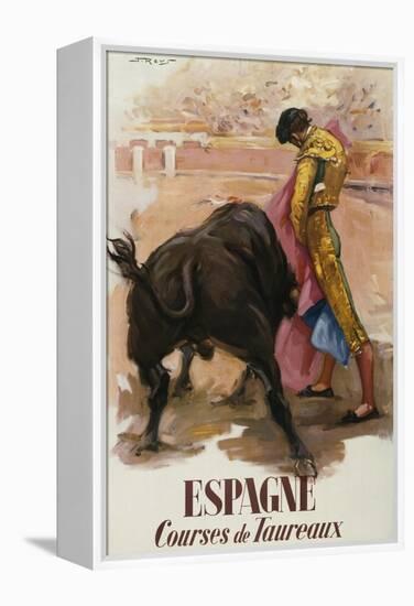 Espagne - Courses De Toureaux-null-Framed Premier Image Canvas