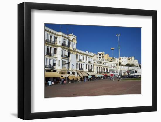 Espagne Street on the Seafront, Tangier, Morocco, North Africa, Africa-Bruno Morandi-Framed Photographic Print