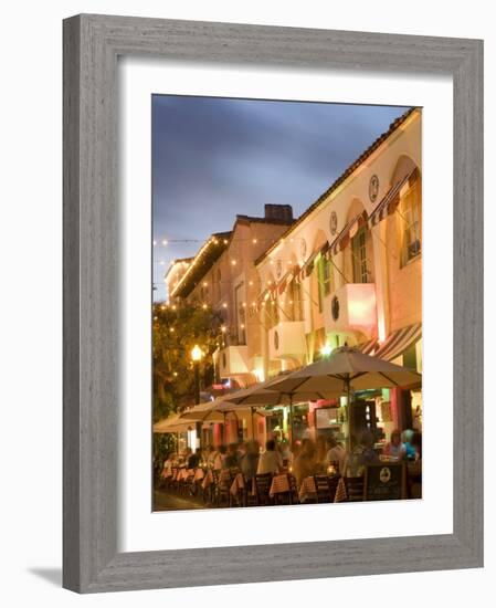 Espanola Way, Miami Beach, Florida, United States of America, North America-Angelo Cavalli-Framed Photographic Print