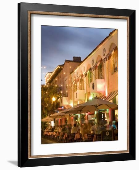 Espanola Way, Miami Beach, Florida, United States of America, North America-Angelo Cavalli-Framed Photographic Print