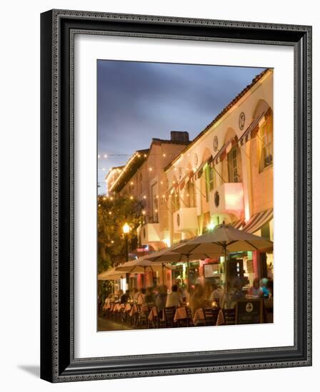 Espanola Way, Miami Beach, Florida, United States of America, North America-Angelo Cavalli-Framed Photographic Print