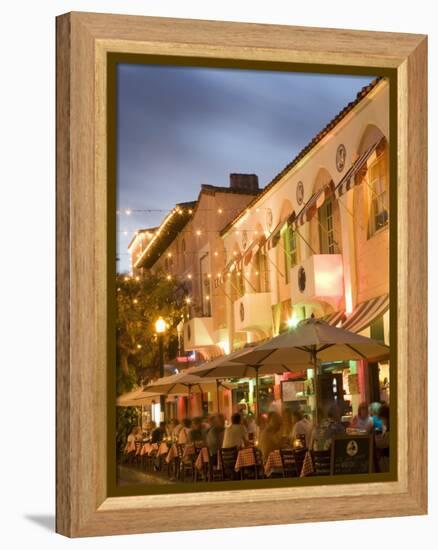 Espanola Way, Miami Beach, Florida, United States of America, North America-Angelo Cavalli-Framed Premier Image Canvas