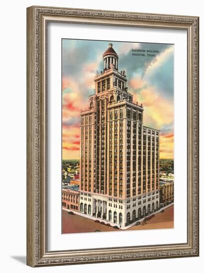 Esperson Building, Houston, Texas-null-Framed Art Print