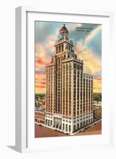 Esperson Building, Houston, Texas-null-Framed Art Print