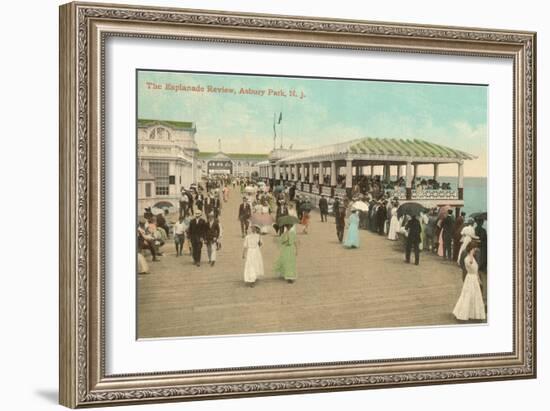 Esplanade, Asbury Park, New Jersey-null-Framed Art Print