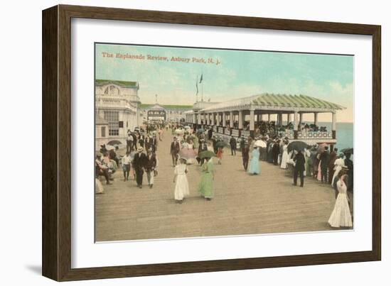 Esplanade, Asbury Park, New Jersey-null-Framed Art Print