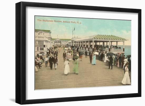 Esplanade, Asbury Park, New Jersey-null-Framed Art Print