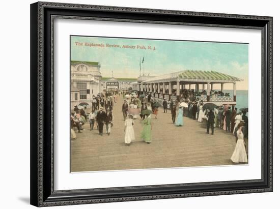 Esplanade, Asbury Park, New Jersey-null-Framed Art Print