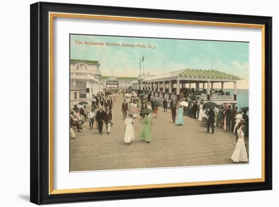 Esplanade, Asbury Park, New Jersey-null-Framed Art Print