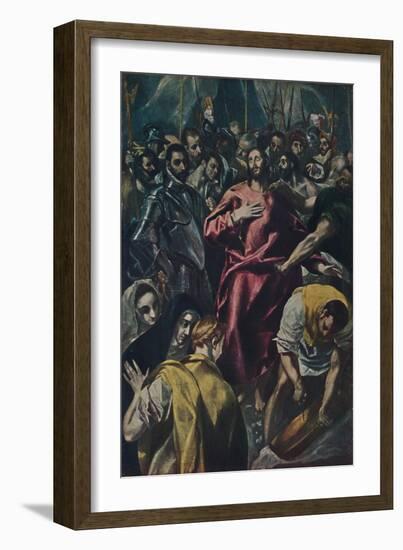 'Espolio (Entkleidung Christi.)', (Disrobing of Christ), c1577-1579, (1938)-El Greco-Framed Giclee Print