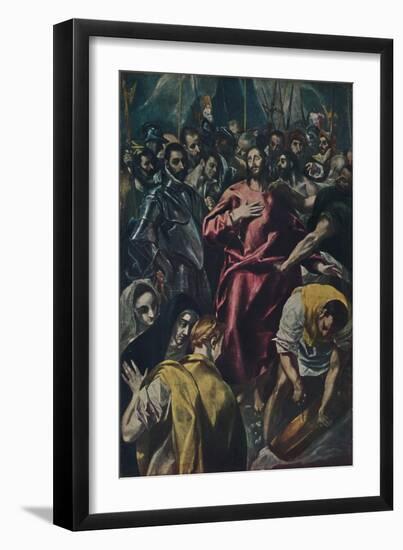 'Espolio (Entkleidung Christi.)', (Disrobing of Christ), c1577-1579, (1938)-El Greco-Framed Giclee Print