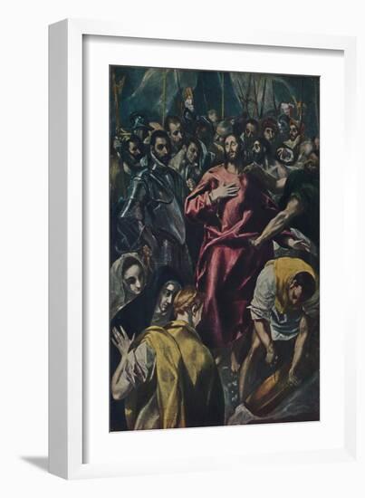 'Espolio (Entkleidung Christi.)', (Disrobing of Christ), c1577-1579, (1938)-El Greco-Framed Giclee Print