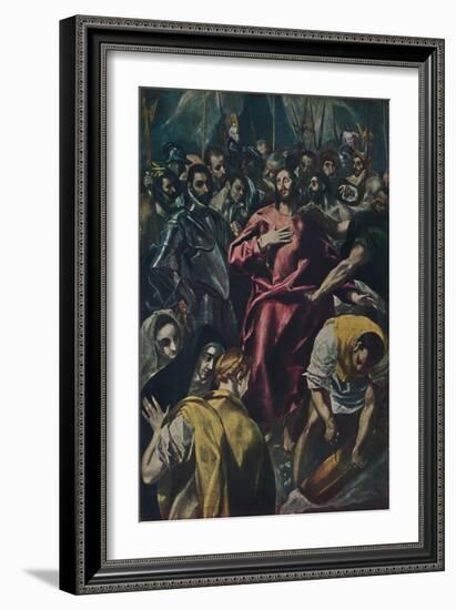 'Espolio (Entkleidung Christi.)', (Disrobing of Christ), c1577-1579, (1938)-El Greco-Framed Giclee Print