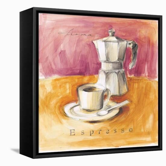 Espresso Aroma-Lauren Hamilton-Framed Stretched Canvas