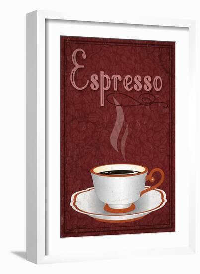 Espresso Sign-Lantern Press-Framed Art Print