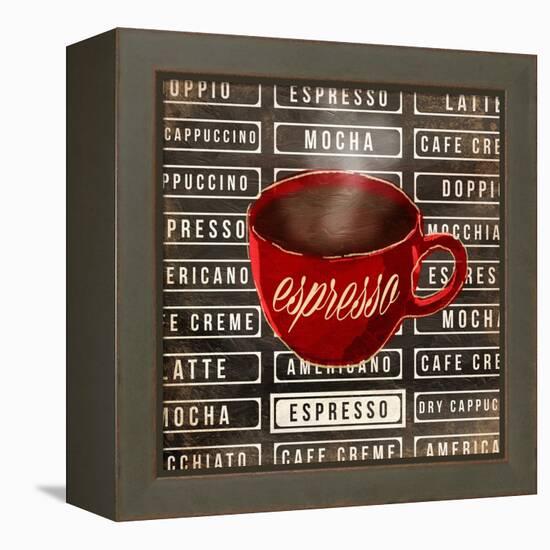 Espresso Two-OnRei-Framed Stretched Canvas