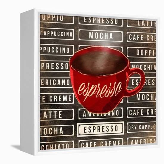 Espresso Two-OnRei-Framed Stretched Canvas