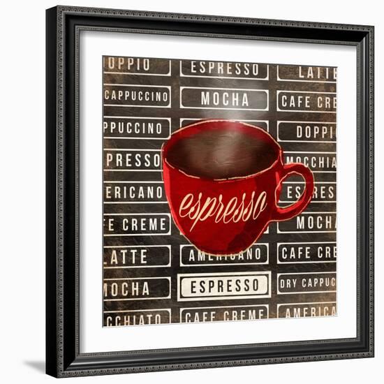 Espresso Two-OnRei-Framed Art Print