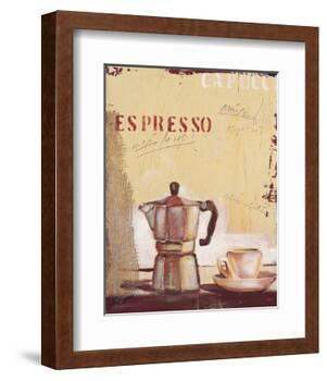 Espresso-Anna Flores-Framed Art Print