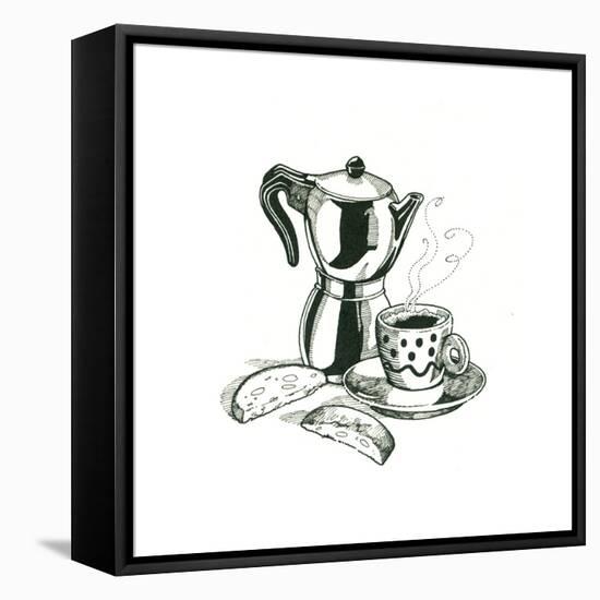 Espresso-Wendy Edelson-Framed Premier Image Canvas