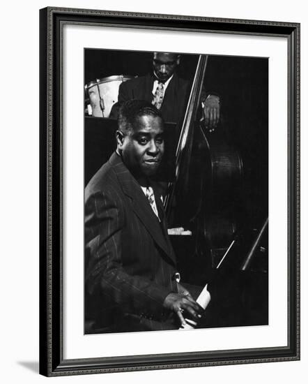 Esquire Jam Session: Art Tatum on Piano-Gjon Mili-Framed Premium Photographic Print