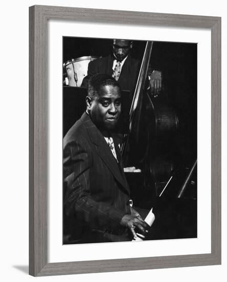 Esquire Jam Session: Art Tatum on Piano-Gjon Mili-Framed Premium Photographic Print