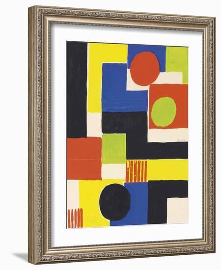 Esquisse, 1954-Sonia Delaunay-Framed Giclee Print