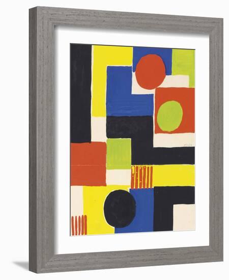 Esquisse, 1954-Sonia Delaunay-Framed Giclee Print