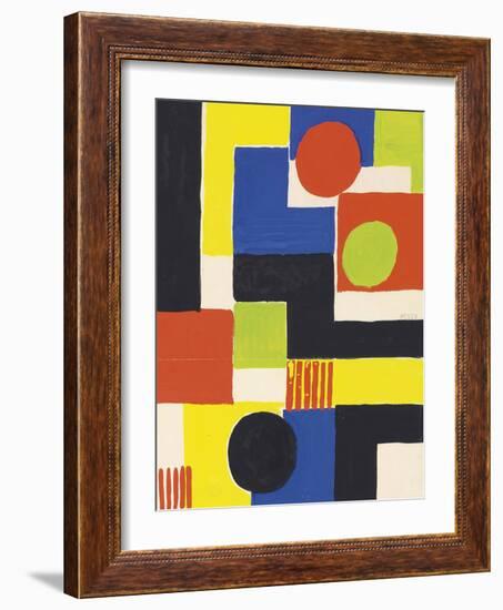 Esquisse, 1954-Sonia Delaunay-Framed Giclee Print