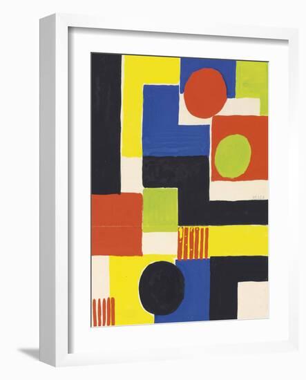 Esquisse, 1954-Sonia Delaunay-Framed Giclee Print