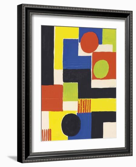 Esquisse, 1954-Sonia Delaunay-Framed Giclee Print