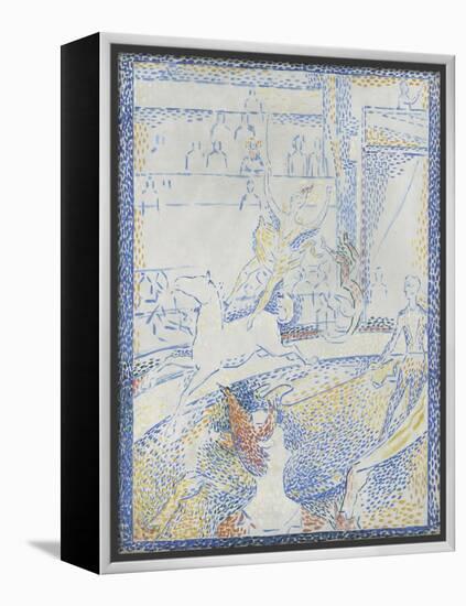 Esquisse pour "Le Cirque"-Georges Seurat-Framed Premier Image Canvas