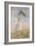 Essai de figure en plein air : femme à l'ombrelle tournée vers la droite-Claude Monet-Framed Giclee Print