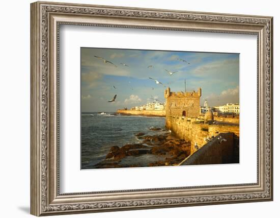 Essaouira Fortress, Morocco, Africa-silver-john-Framed Photographic Print