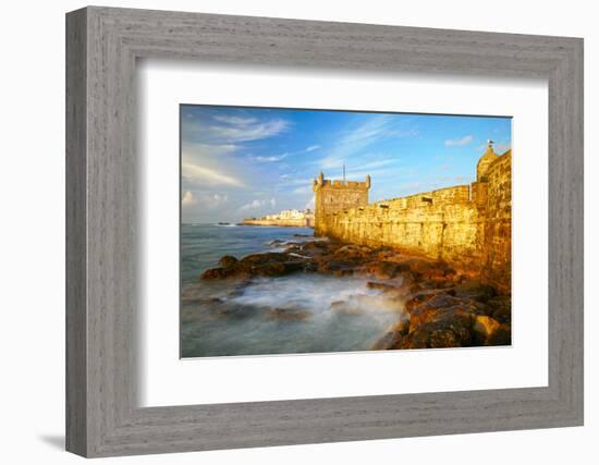 Essaouira Fortress, Morocco, Africa-silver-john-Framed Photographic Print