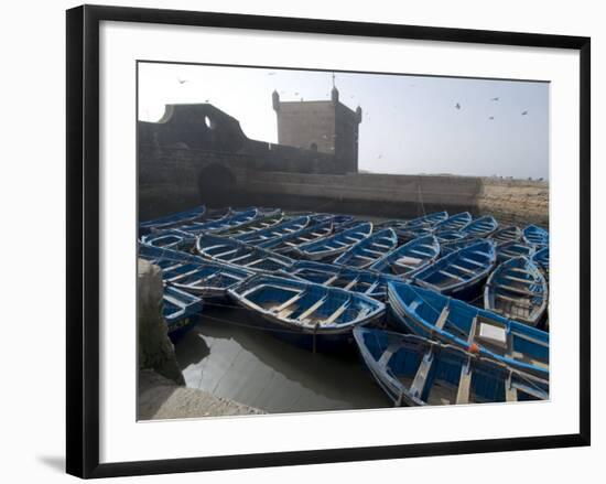 Essaouira Harbour, Morocco, North Africa, Africa-Ethel Davies-Framed Photographic Print