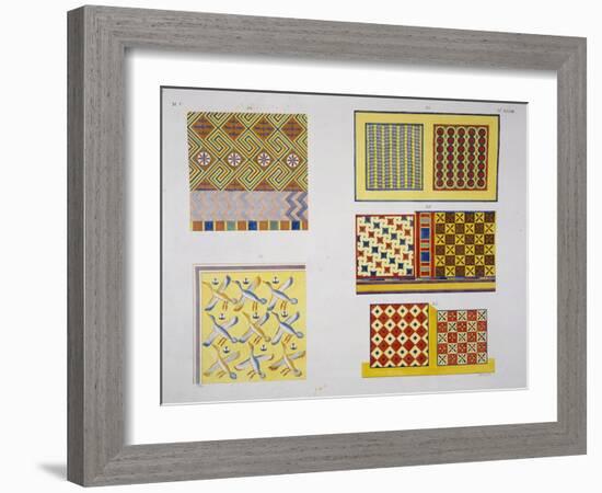 Essays of Paintings and Ornaments That Decorate Vaults and Ceilings of Tombs and Houses in Egypt-Ippolito Rosellini-Framed Giclee Print