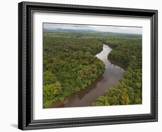 Essequibo River, Between the Orinoco and Amazon, Iwokrama Reserve, Guyana-Pete Oxford-Framed Photographic Print