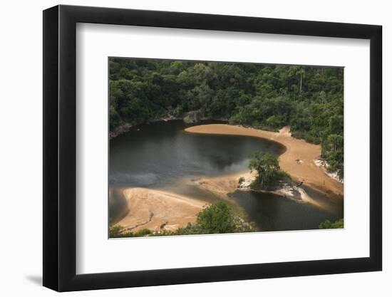 Essequibo River, Iwokrama, Rupununi, Guyana. Longest River in Guyana-Pete Oxford-Framed Photographic Print