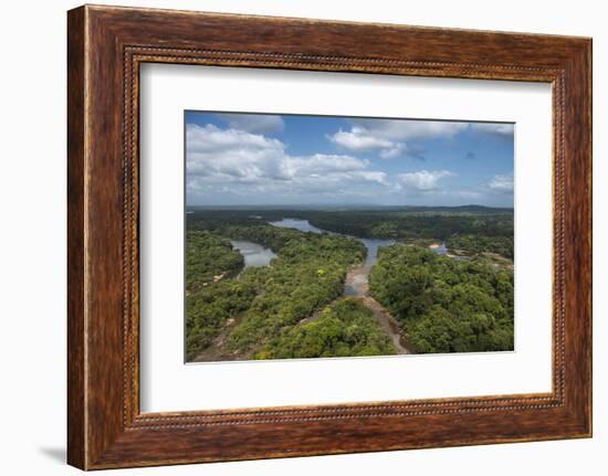 Essequibo River, Iwokrama, Rupununi, Guyana. Longest River in Guyana-Pete Oxford-Framed Photographic Print