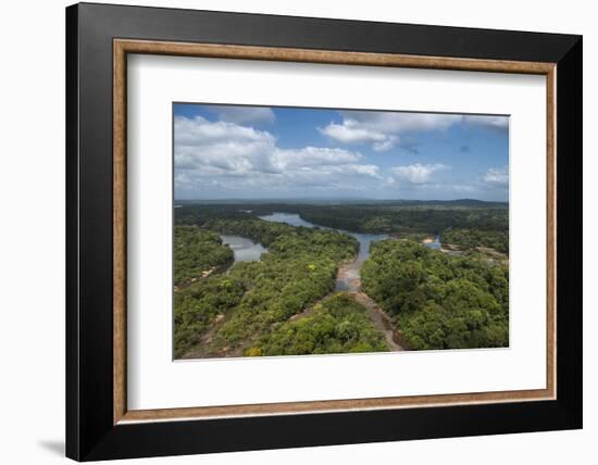 Essequibo River, Iwokrama, Rupununi, Guyana. Longest River in Guyana-Pete Oxford-Framed Photographic Print