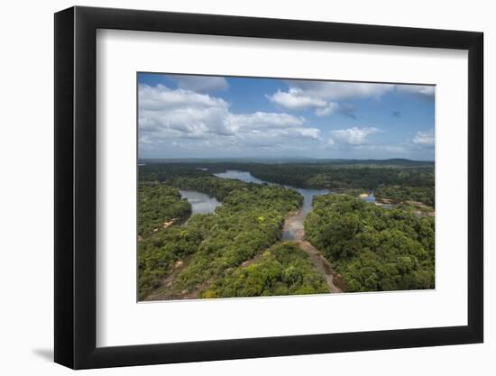 Essequibo River, Iwokrama, Rupununi, Guyana. Longest River in Guyana-Pete Oxford-Framed Photographic Print