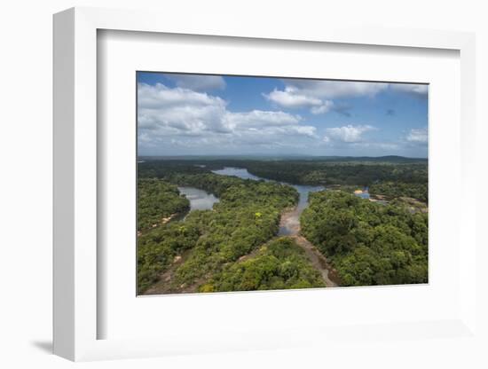 Essequibo River, Iwokrama, Rupununi, Guyana. Longest River in Guyana-Pete Oxford-Framed Photographic Print