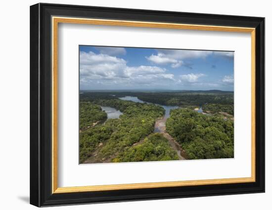 Essequibo River, Iwokrama, Rupununi, Guyana. Longest River in Guyana-Pete Oxford-Framed Photographic Print