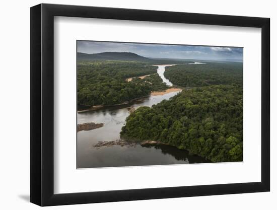 Essequibo River. Iwokrama Rurununi, Guyana. Longest River in Guyana-Pete Oxford-Framed Photographic Print